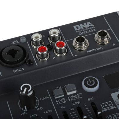 6. DNA QMX402 - Mikser analogowy z Bluetooth