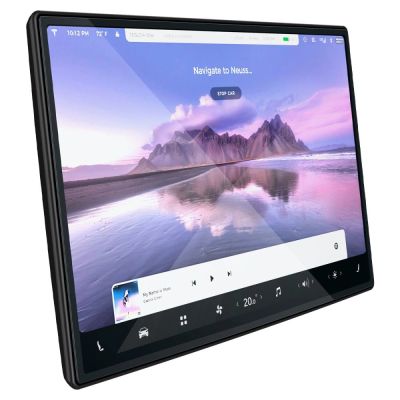 6. Szkło hartowane Spigen Glas.tR EZ Fit na Tesla Model X 2022 / Model S 2021 - czarne
