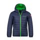 Kurtka ultralekka przejściowa dziecięca dla chłopca/dziewczynki Trollkids Kids Eikefjord Jacket navy/bright green (463-100)