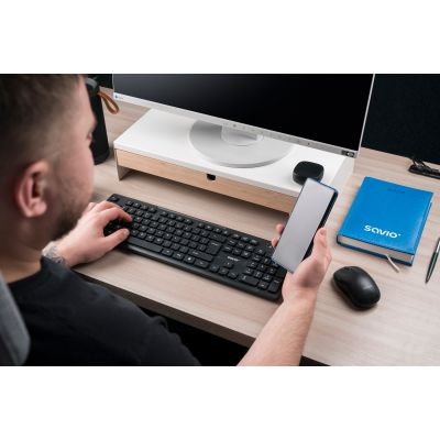 17. SAVIO KLAWIATURA BZPRZEWODOWA KB-02