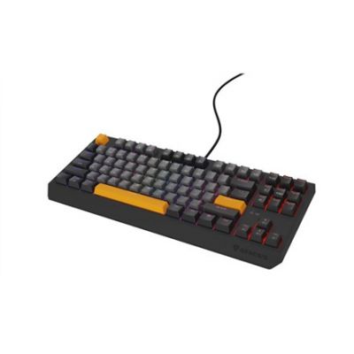 20. GENESIS Thor 230 TKL klawiatura Gaming USB + RF Wireless + Bluetooth QWERTY Czarny, Szary, Pomarańczowy