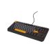 20. GENESIS Thor 230 TKL klawiatura Gaming USB + RF Wireless + Bluetooth QWERTY Czarny, Szary, Pomarańczowy