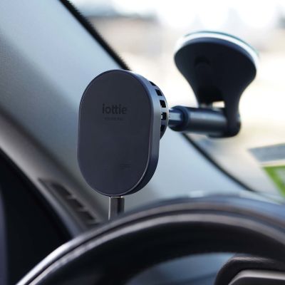 8. iOttie Velox Pro Uchwyt aktywny Telefon komórkowy/Smartfon Czarny, Złoto