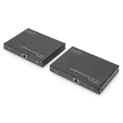 Przedłużacz/Extender KVM HDMI+USB 70m po kat. 6 UTP/IP 4K 60Hz audio (zestaw)
