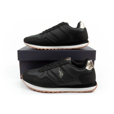 10. U.S Polo Assn buty sportowe sneakersy damskie modne wygodne czarne