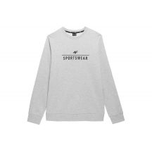 Bluza 4F M 4FSS23TSWSM349 chłodny jasny szary melanż
