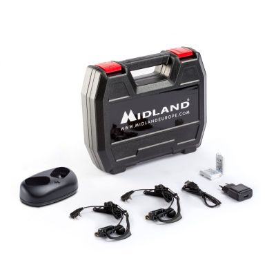7. Midland XT50 Adventure krótkofalówka 24 kan. 446.00625 - 446.09375 MHz Czarny, Szary