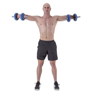13. HMS SGG30 BAR zestaw ciężarów 2 w 1 (sztanga i sztangielki) 30 kg