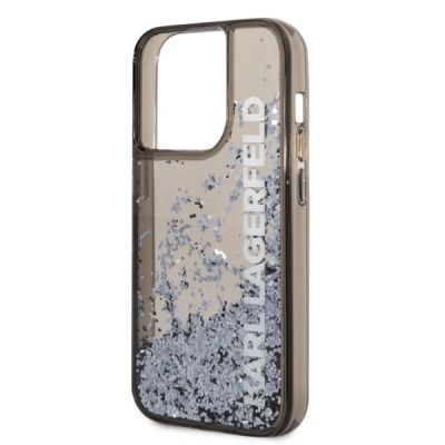 5. Etui Karl Lagerfeld Liquid Glitter Elong na iPhone 14 Pro Max - czarne