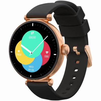 2. Smartwatch Gravity Różowe Złoto Czarny 2 Paski GT26-3