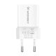 3. Ładowarka sieciowa Wozinsky WWCEAC GaN USB-A USB-C 33W - biała