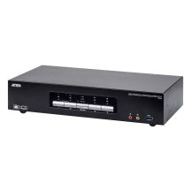 ATEN Przełącznik KVM Switch 4P USB3.0 4K DP Triple View KVMP S