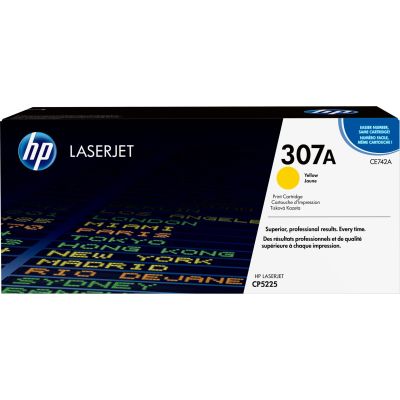 2. HP 307A oryginalny wkład z żółtym tonerem LaserJet