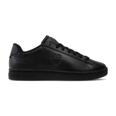 6. Buty męskie na co dzień K-Swiss COURT SHIELD II BLACK/BLACK/BLACK M (04412-001-M)