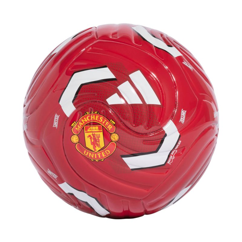 Piłka nożna adidas Manchester United Home Mini czerwona KE5120