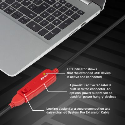 6. Lindy 42780 adapter zasilający/ inwentor Czarny