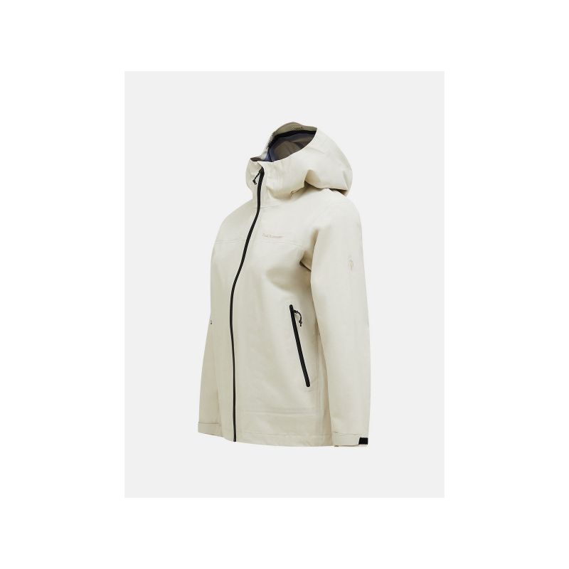 3. Kurtka damska PEAK PERFORMANCE W Treeline Gore-Tex 3L Shell Jacket kolor beżowy