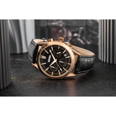 6. Zegarek Męski Skmei 9127BK + BOX