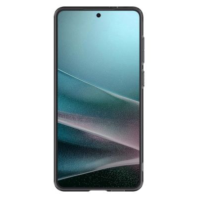 3. Etui Spigen Ultra Hybrid Mag z MagSafe na Samsung Galaxy S25 Edge - czarne półprzezroczyste