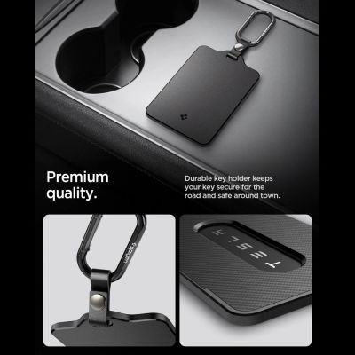 6. Etui Spigen TO243 Tesla Key Card Holder na klucze samochodowe - czarne