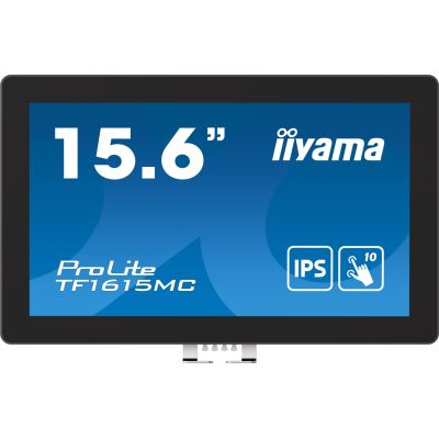 3. iiyama ProLite TF1615MC-B1 monitor komputerowy 39,6 cm (15.6") 1920 x 1080 px Full HD Ekran dotykowy Czarny