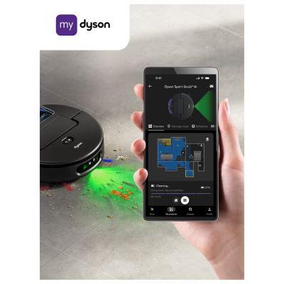 9. Dyson Spot+scrub Ai 0,25 l Czarny