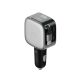4. Ładowarka samochodowa Cuktech CC903P 100 W z wyświetlaczem i zwijanym kablem USB-C 70 cm - szara