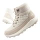 Lee Cooper buty sportowe damskie zimowe trekkingowe ocieplane kremowe skóra ekologiczna