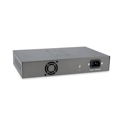 2. Przełącznik LevelOne GB PoE+ 12-portowy 19" 150W 1Gbps