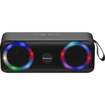 16. GŁOŚNIK DEFENDER BEATBOX 20 BLUETOOTH 20W LIGHT/BT/MIC/FM/USB/TF