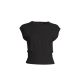 Koszulka CASALL Seamless Graphical Rib Tee czarny