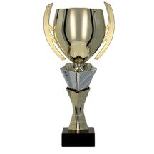 Puchar metalowy złoto-srebrny