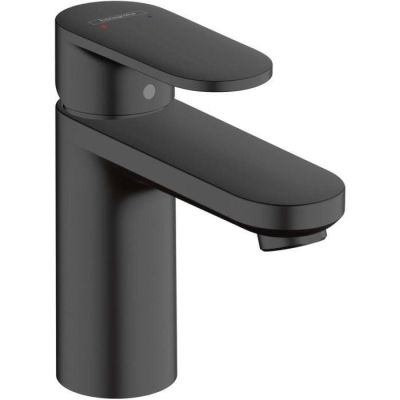 3. Bateria umywalkowa Hansgrohe Vernis Blend 1-grebs med loft-op bundventil, mat sort