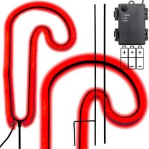 NEON LASKA ŚWIĄTECZNA 79 LED NA BATERIE 12,5x93,5CM LUCA