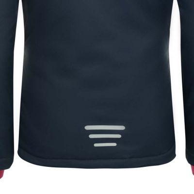 6. Kurtka z kapturem dziewczęca Trollkids Girls Hallingdal Jacket z kapturem granatowa/różowa (223-114)