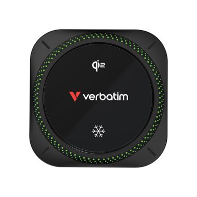 8. Verbatim Charge 'n' Drive Qi2 RGB Smartfon Czarny USB Bezprzewodowe ładowanie Szybkie ładowanie Automatyczna