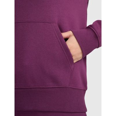3. Bluza z kapturem nierozpinana damska 4F 4FWAW26TSWSF2674-60S