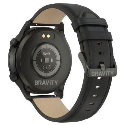 15. Smartwatch Gravity Czarny 2 Paski GT10-5