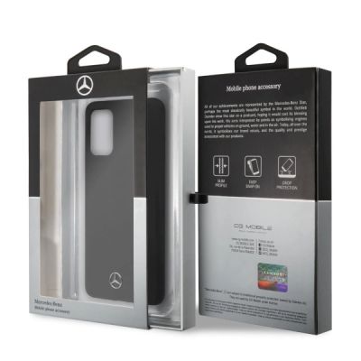 7. Etui Mercedes Silicone Line na Samsung Galaxy S20+ - czarne