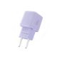 4. Ładowarka sieciowa Tech-Protect NCM25 USB-C PD 25W - fioletowa