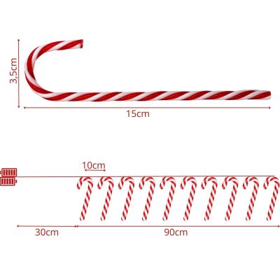 4. LAMPKI GIRLANDA 10 LED LIZAKI LASKI CHOINKOWE CIEPŁY BIAŁY LUCA