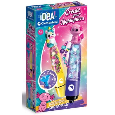 Zestaw Clementoni - Mini fabryka markerów: Magiczne zwierzęta