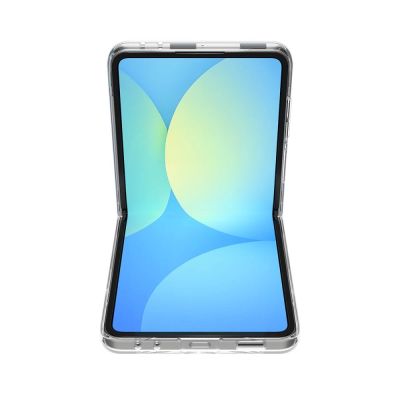 6. Etui Spigen AirSkin Mag MagSafe na Samsung Galaxy Z Flip 7 - przeroczysto-białe