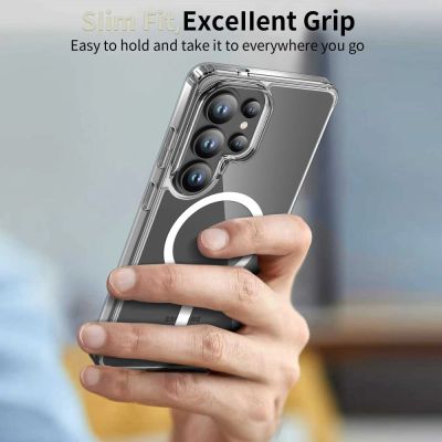 6. Etui Tech-Protect FlexAir Hybrid MagSafe na Samsung Galaxy S26 Ultra - przezroczyste