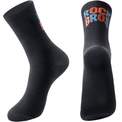 Rockbros skarpety sportowe czarne/napis M