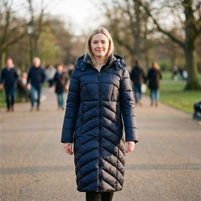 6. Kurtka damska Geographical Norway BLANCHE LONG NAVY DB LADY 0116 NAVY (WZ5476F/GN-MARINE)