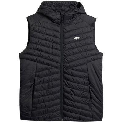 2. Kamizelka męska 4F M344 głęboka czerń 4FWSS26TVJAM344 20S