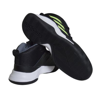 4. Dziecięce buty do koszykówki Adidas Ownthegame Kids Wide Cblack/Hireye/Onix - EF0308