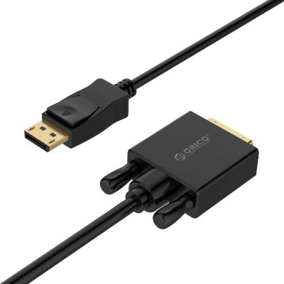 2. Kabel Orico XD-DTD DisplayPort do DVI 4K 3 m - czarny