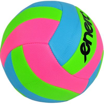 4. PIŁKA SIATKOWA PLAŻOWA FANCY ENERO RÓŻOWY NIEBIESKI ZIELONY